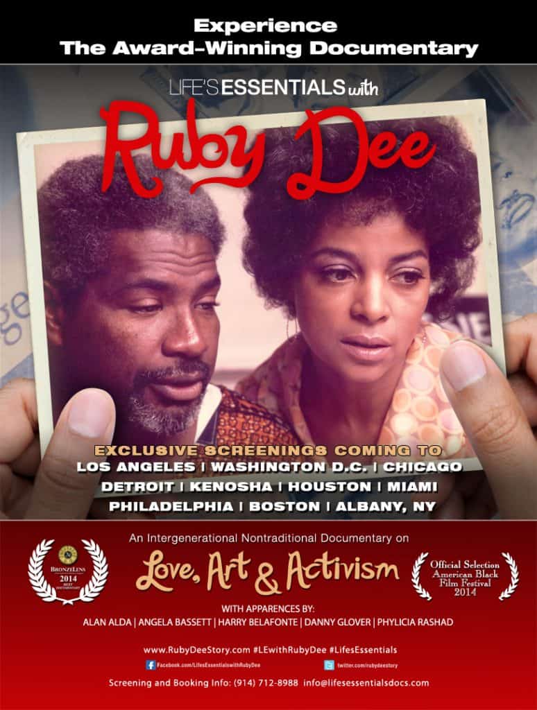 Promotional Cover of Life's Essentials With Ruby Dee